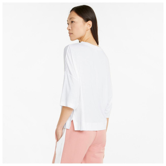 Puma Γυναικεία κοντομάνικη μπλούζα Classics Oversized Splitside Tee Puma Γυναικεία κοντομάνικη μπλούζα Classics Oversized Splitside Tee